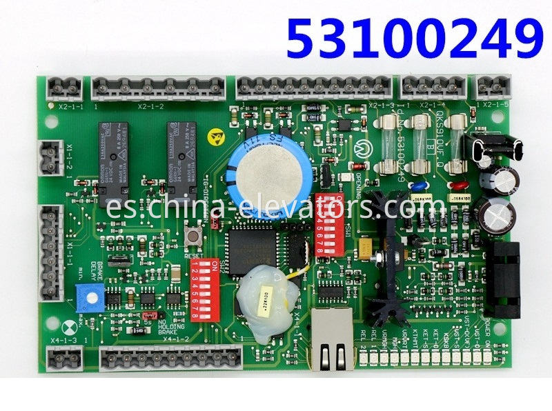 Schindler Elevator PCB ID.Nr.53100249 / QKS910VF.Q Schindler Elevator PCB ID.NR.53100249 / QKS910VF.Q